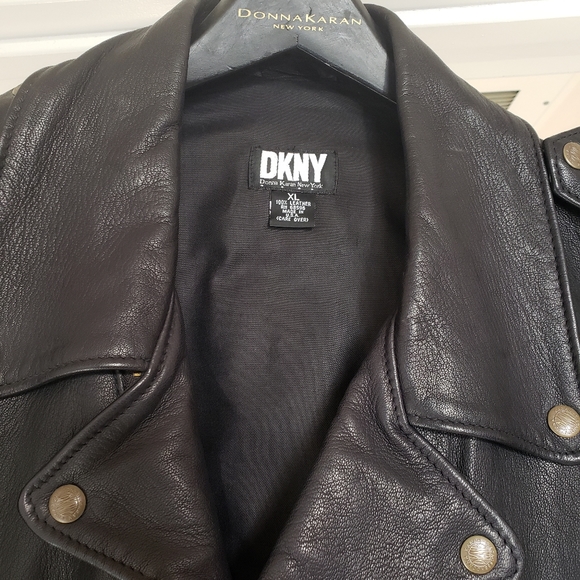 Dkny Jackets & Coats Vintage Mens Dkny Leather Motorcycle Jacket